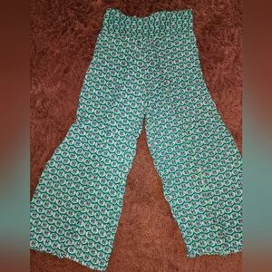 Flowy split leg boho pants